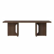 Table basse Androgyne Lounge Wood / 120 x 45 x H 37,8 cm - Base bois - Menu bois naturel en bois