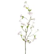 Tige de fleurs de cerisier artificielles blanches H141