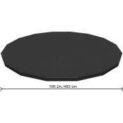 Bâche ronde ou ovale pour piscine Bestway Hydrium / Power / Frame ø 460 / 488 cm - Gris - Gris