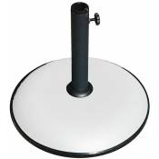 Base ronde pour parasols de poteau central en fer et