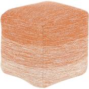 Beliani - Pouf en Forme de Cube 40 x 40 cm en Tissu