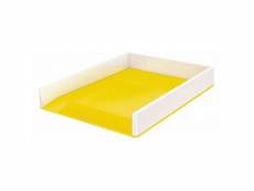 Boite d’archivage leitz wow dual blanc jaune polystyrène (26,7 x 4,9 x 33,6 cm)