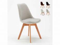 Chaise de salle à manger et cuisine avec coussin design scandinave tulipan nordique plus AHD Amazing Home Design