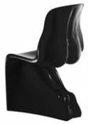 Chaise Her laquée/ Plastique - Casamania noir en plastique