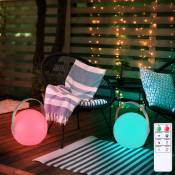 Etc-shop - Lampe boule de décoration de jardin dimmable