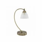 Fab 155371014 | Jaipur Lampe De Table 1xe14 Cuir 39x15x15 Cm