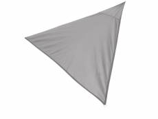 Farniente - toile d'ombrage triangle 3 x 3 x 3 mètres - gris
