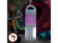 Lampe anti-moustiques 3 en 1 : répulsif, lanterne