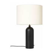 Lampe de table blanche base noir 65 cm Gravity - Gubi