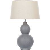 Lampe de Table Moderne Décoration Forme Unique en Céramique Gris Yenisei - Gris