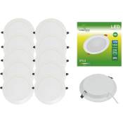 Lampesecoenergie - Lot de 20 Spot Encastrable led Downlight Panel Extra-Plat 18W Blanc Froid 6000K