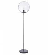 Luminaire Globus, lampadaire décoratif métal/verre,