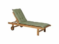Madison coussin de chaise longue panama 200x60 cm vert sauge 429025