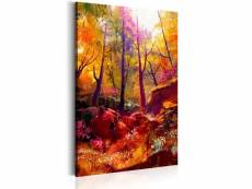 Paris prix - tableau imprimé "forêt peinte" 60 x 90 cm