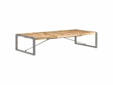 Table basse table de salon | bout de canapé 180x90x40 cm bois de manguier brut meuble pro frco16296