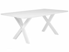 Table blanche 180 x 100 cm lisala 126994