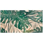 Tête de lit naturelle 'Feuilles de palmier' 90x80cm
