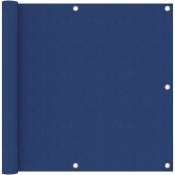 Vidaxl - cran de balcon Bleu 90x500 cm Tissu Oxford