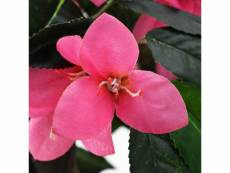 Vidaxl plante artificielle de rhododendron avec pot 155cm vert et rose 245951