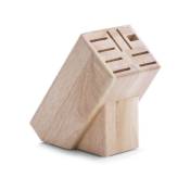 Zeller - Support à couteaux en bois, bloc à couteaux - 25x22x13cm