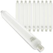 Arum Lighting - Lot de 10 tubes lino led S19 9W Eq 60W Température de Couleur: Blanc neutre 4000K
