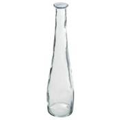 Atmosphera - Vase en Verre Recyclé Long 80cm Transparent