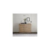 Azura Home Design - Buffet 2 portes jupiter bois mercure 120 cm