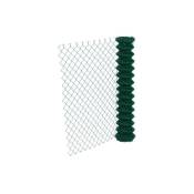 Centrale Brico - Grillage rouleau simple torsion vert, Rouleau 20m, Hauteur 1m20, Maille 50x50mm