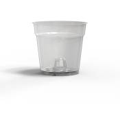 Csparkv - 10 pièces Pot Fleurs Transparents Plastique