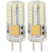 Jeffergarden - GY6.35 ampoule Protection des yeux économie d'énergie 6000K 3W 48 ampoule led pour lustre lampe de Table 12V 2 pièces