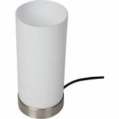 Lampe de table tactile en forme de cylindre ampoule e14 max 40 watts ou led dimmable hauteur 25 cm 3 niveaux d'intensité lampe de chevet à poser - Or