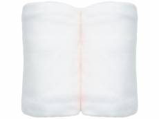 Lot de 2 draps housses jersey 70x140 cm coton bio blanc 4145-Blanc/Blanc