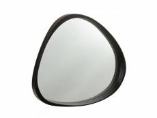 Miroir irrégulier noir 11003