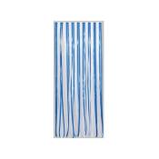 Morel - Rideau de porte Antilles blanc/bleu 90x200cm
