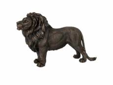 Paris prix - statuette déco "lion debout" 52cm bronze