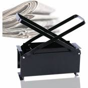 Presse à agglomérer les journaux, machine à briquettes de papier Bûche sans feu Bloc de combustible en papier journal recyclé pour le chauffage Poêle
