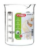 PYREX - Verre doseur 0.5 L Kitchen Lab - 4 graduations