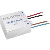 RACD07-350 Source de courant constant pour LEDs 7 w 350 mA 21 v/dc Tension de fonctionnement max.: 264 v - Recom Lighting