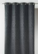 Rideau en jacquard fantaisie - Gris - 135 x 260 cm