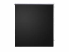 Store enrouleur noir occultant 80 x 230 cm fenêtre