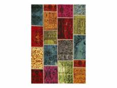 Tapis patchwork multicolore pour chambre emmett multicolore 80x150