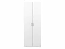 Trixie - armoire multiusage 2 portes coloris blanc