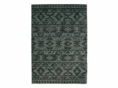 Venise - tapis à motifs ethniques scandinaves gris