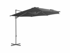 Vidaxl parasol avec base portable anthracite 276341