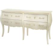 Amadeus - Commode double silver Murano - Argent