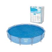 Bâche solaire pour piscine 366 cm – Bestway Bleu – Bâche Solaire