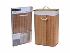 Bathroom solutions panier à linge pliable bambou