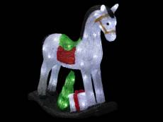 Cheval extérieur lumineux h50 cm multicolore - feeric christmas