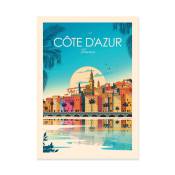 COTE D'AZUR FRANCE - STUDIO INCEPTION - Affiche d'art