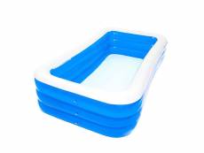 Hombuy piscine gonflable familiale rectangulaire piscine